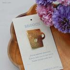Brass Brooch　COFFEE CUP　　ブラス 真鍮 BRASS コーヒーカップ ブローチ  【ネコポス・コンパクト対応】