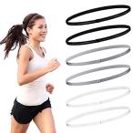 ヘアバンド ヘッドバンド 汗止めヘアバンド 細めタイプ 運動用 ランニング サッカー ヨガ バスケ テニス ジム トレーニング スポーツ 男女兼