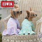 EDWIN エドウイン スプリンクルロゴTシャツワンピ  | ワンピース　カットソー 犬服 ドッグウェア 2024 新作 24s