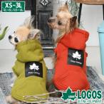 犬服 犬の服 犬 服 ドッグウェア LOGOS ロゴス ボックスロゴプルパーカー 2022秋冬