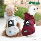 犬 服 犬服 ペット服 ドッグウェア 犬の服 パーカー  | LOGOS  ロゴス もちのびボックスロゴパーカー フーディ 23a