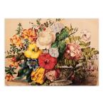 Allison Greetings Large размер ( керамика. ваза . цветок .) конверт имеется retro поздравительная открытка цветок * букет 