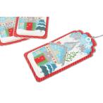  дырокол Studio подарок бирка 3 шт. комплект ( снег. улица × голубь ) Рождество 