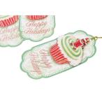  дырокол Studio подарок бирка 3 шт. комплект ( капкейк × Gin ja- хлеб man ) Рождество 