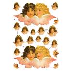 Yahoo! Yahoo!ショッピング(ヤフー ショッピング)ドイツ製 クロモス スクラップシート （二人の天使） ハンドメイド素材