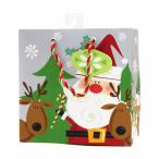 The Gift Wrap Company [ Рождество ] подарок сумка S размер ( серебряный × Santa Claus .)