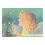 MICHEL &amp; CO Рождество карта открытка (... огонь . лампа . ангел ) retro поздравительная открытка 