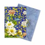 Punch Studio дырокол Studio поздравительная открытка конверт комплект ( цветок × голубой )