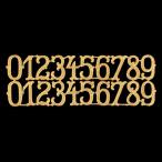 ドイツ製 ドレスデントリムス 金のクロモス （数字） ハンドメイド素材