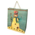The Stephen Lawrence Рождество подарок сумка LL размер ( снеговик × птица маленький магазин ) бумажный пакет ручная сумка 