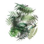 フレークシール セット スクラップ素材 (自然写真集シリーズ×シダ植物） PET素材