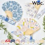 扇子 レディースかわいい Wpc. Patterns ギフトボックス入り扇子 花柄 扇子袋付き せんす うちわ 団扇 扇子 レディース ネイビー 母の日ギフト