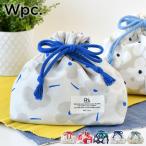 お弁当袋 巾着 Wpc ワールドパーティー ランチ巾着 お弁当袋 おしゃれ 花柄 弁当袋 子供 マチ付き 大人 ランチ巾着 レディース 給食袋 女子 女性 幼稚園