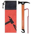 [ усиленный версия ] молоток для колышков HUNDRUP кемпинг Hammer палатка колок высота уголь элемент сталь Hammer фиксация для заклепка дополнение упаковочный пакет имеется ( Random цвет ) 3in