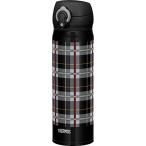 サーモス 水筒 真空断熱ケータイマグ ワンタッチオープンタイプ 0.5L ブラックチェック JNL-502G BKC