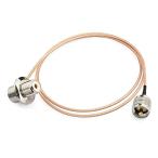 BINGFU M type кабель MP-MJ удлинение кабель ( женский = мужской RG316 2m) автомобильный коаксильный кабель переустановка тип такой же ось переключатель Mobil антенна 