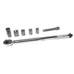 エマーソン タイヤ交換工具 トルクレンチセット EM-29 ソケット5個(14/17/19/21薄口ロング/24mm)+エクステンション+専用ケ