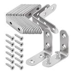ＡｉｂｂｏｙｉL字金具 24個 アングルブラケット ステンレス製 l字金具 40*40*16mm 補強金具 コーナーブレース 接合金具 98個ネ