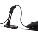 マウスバンジー、Stageekアルミニウム合金ゲームマウスケーブルの管理システム、esportsゲームのための柔軟なマウスケーブルホルダーフィク