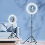 リングライト スマホ三脚 スマホスタンド