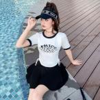 ジュニア 水着 女の子 上下セット 半袖 セパレート キッズ 130 140 150 160 cm 子供水着 子供 子ども 小学生 女子 ガールズ スイムウェア 韓国風