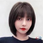 ボブウィッグ 人毛100% 自然 医療用 �