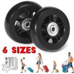 スーツケース キャスター交換キット 車輪 修理 キット ピークル キャリーバッグ キャスター交換 2輪 静音 ゴムタイヤ 取り替え用 交換部品