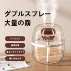 スチーム式加湿器 2000ml 大容量 静音 LEDライト付きピークル オフィス/寝室の乾燥対策に 空焚き防止＆自動停止 お手入れ簡単で省エネ