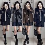 ショッピング入学式 スーツ 女の子 卒業式スーツ女の子6点セットJK制服風ピークル入学式ベスト付きブレザーフォーマルスーツスクール子供スーツ卒園式中学生/高校生対応きれいめ制服コーデ