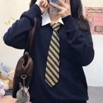  школьный свитер женщина осень-зима форма ученик неполной средней школы ученик старшей школы школьная форма свитер одноцветный хлопок 100% v шея school вязаный ... студент посещение школы женский популярный симпатичный темно-синий темно-синий цвет 