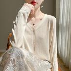 サマーカーディガン ピークル 7分丈袖 レディース カーディガン ゆったり 薄手ニット 夏 軽薄 カーデ 涼しい ニットカーディガン ボタンカーディガン