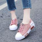 スニーカーレディースローカット底シューズ 靴2022夏おしゃれキャンパス猫柄可愛い