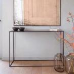  тонкий боковой стол металл пристенный столик Северная Европа простой pi-kru. внизу вход living место хранения стол компактный .... чёрный белый современный . пространство ....