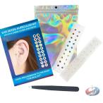  ушная раковина ювелирные изделия 20 шарик шарик модель прозрачный наклейка нержавеющая сталь pi-kru прикленить только простой . начинающий предназначенный высокое качество ....... ушная раковина наклейка серьги способ аксессуары 