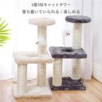 ネコパンチ＆棚板付きミニタワー ミニキャ