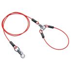 ペティオ (Petio) ワイヤーチェーン プラス 3.0mm (小型犬) レッド