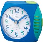 送料無料でお届けいたしますFelio 置き時計・掛け時計 ブルー (約) 高さ8.5×幅9.4×奥行き4.0cm FEA167BU-Z