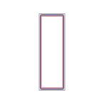 ササガワ(タカ印) ＰＯＰ用紙 ２号大 二重枠 100枚×1セット