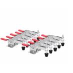  кривошип зажим 10 шт. комплект фиксация ширина вдавлено . metal кнопка тянуть Quick зажим горизонтальный дерево высокое качество инструмент DIY tec-togclamp10s