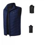 ヒーター 内蔵 ダウンベスト　ベスト　M　L XL　2XLサイズ 暖房 ベスト 男性　女性 3段階 温度調整 USB 加熱 ブラック　ネイビー　tecc-danbest03　[送料無料・