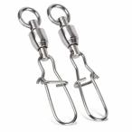 高強度 ステンレス スイベル25個セット 耐腐食 海釣り 釣り道具 ルアー ボールベアリング スイベル 釣り 仕掛け ワームtecc-suibel