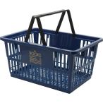 BOOK LOVERS マーケットバスケット (L) NAVY マーケットバスケット 収納 カゴ 買い物かご カート ボックス アメリカン雑貨