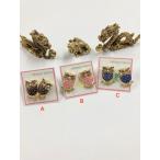 ふくろうピアスキャッチ小さくて可愛...