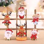 Yahoo! Yahoo!ショッピング(ヤフー ショッピング)クリスマスぬいぐるみの装飾品 かわいい クリスマスツリーの装飾 おもちゃ 6点入り サンタ人形 クリスマス 子供ギフト クリスマス ツリーペンダント