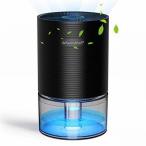 SANVINDER 除湿機 除湿器 卓上 小型 750mL 大容量 省エネ 静音設計 満水時自動停止 7色ライト 移動便利 ペルチェ式 強力除湿 湿気