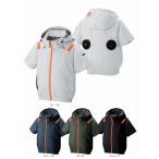 [ наличие ] attack основа The tough кондиционер способ бог одежда titanium капот короткий рукав блузон 1145 (ZA151)