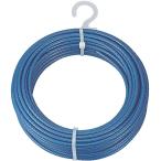 トラスコ中山(TRUSCO) メッキ付ワイヤーロープ PVC被覆タイプ Φ2(3)mm×30m CWP-2S30