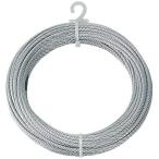 トラスコ中山(TRUSCO) メッキ付ワイヤーロープ シルバー Φ3mm×20m CWM-3S20