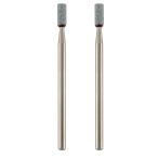 プロクソン(PROXXON) 軸付き砥石2本 【棒型2.8mm 軸径2.35mm GC砥石150番】 No.26773