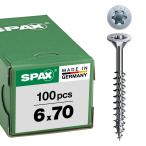 SPAX(s упаковка s) WIROXvai блокировка s тарелка винт 6.0×70 100 шт. входит 191010600703